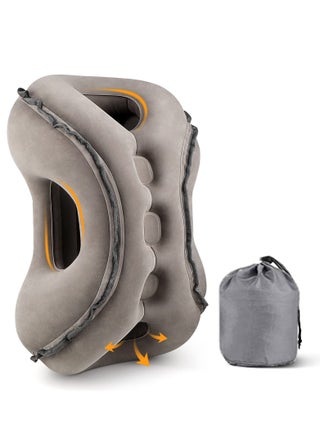 Inflatable Travel Pillow for Airplane to Avoid Neck and Shoulder Pain Support Head Neck Used for Sleeping Rest Grey 53.5x39x32.5cm - pzsku/Z722D146A1DBD0F142673Z/45/_/1691119357/372ac45a-1cc7-473f-94c0-ce09df4888e5