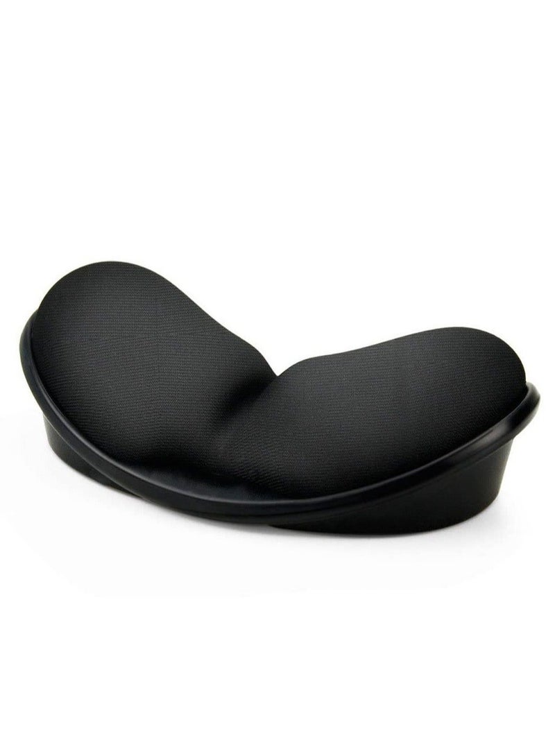 Captaintech Memory Foam Mouse Pad Mat, Ergonomic Memory Foam Mouse Wrist Rest Support Pad Cushion, Anti-Skid Mouse Wrist Rest for Computer, Laptop, Office Work, PC Gaming - Image 1