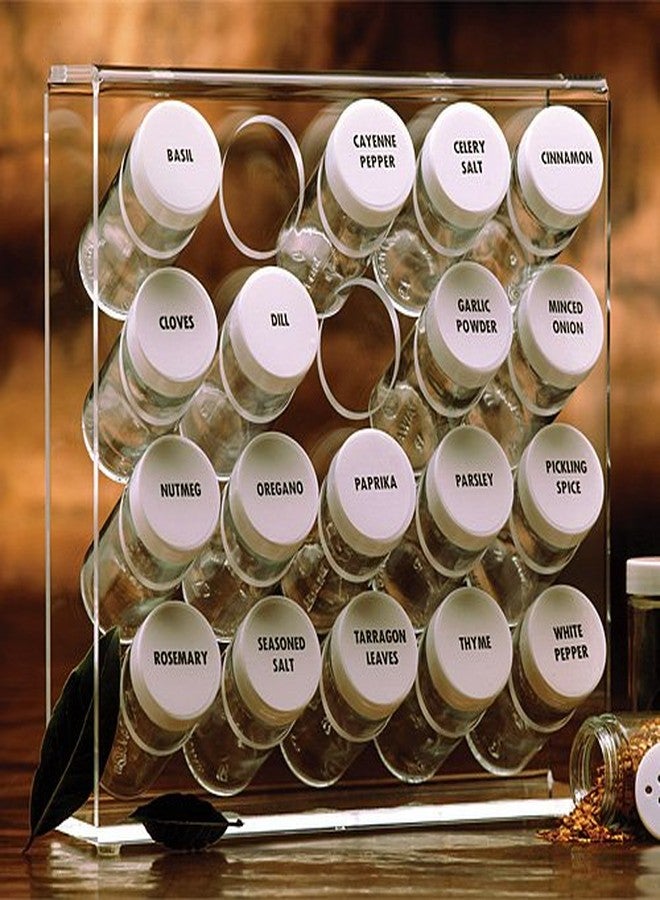 Prodyne A-845 Spice Rack, 20 Bottle, White - Image 2