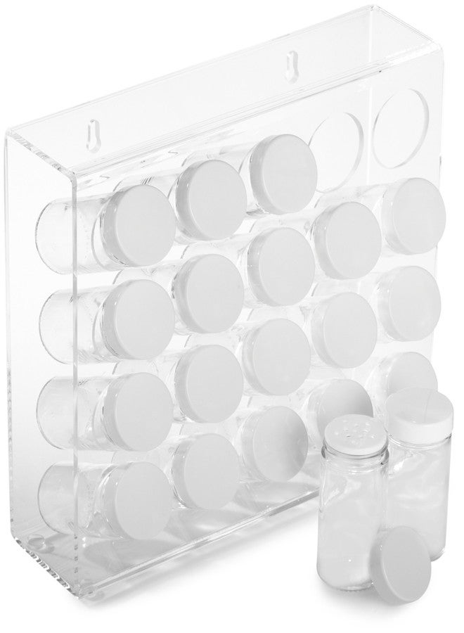 Prodyne A-845 Spice Rack, 20 Bottle, White - Image 1