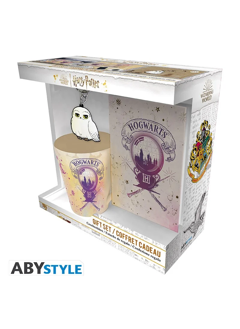 ABYstyle ABYstyle HARRY POTTER - Pck Mug250ml + KeyringPVC + Notebook Hogwarts