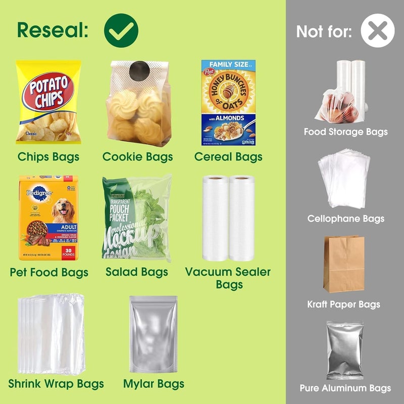 TECH LOGO ELECTRONICS Mini Sealing Machine 1 Year Warranty Full Customer Support from Enem Plastic Packing Machine for Snacks Chips Fresh Storage Plastic Bags Sealing Machine WhiteBlue  - Image 5