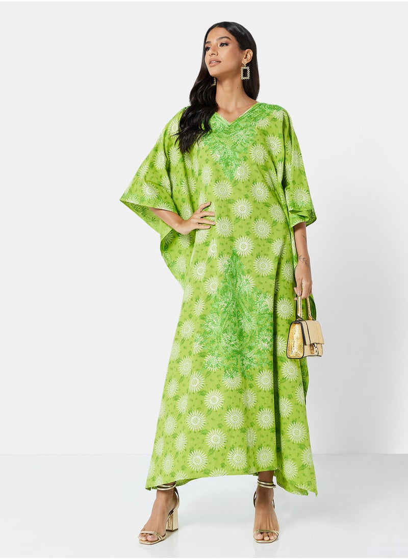 ARABIAN CLOSET EMBROIDERED KAFTAN  - Image 3