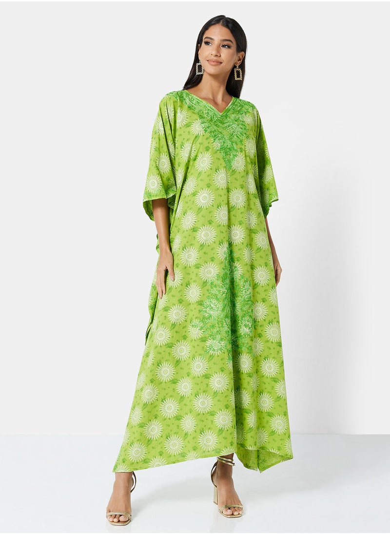 ARABIAN CLOSET EMBROIDERED KAFTAN  - Image 1