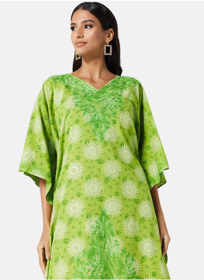 ARABIAN CLOSET EMBROIDERED KAFTAN  - Image 4