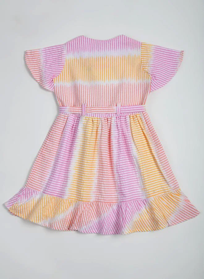 بيلا مودا Striped Casual Cotton Dress by Styli