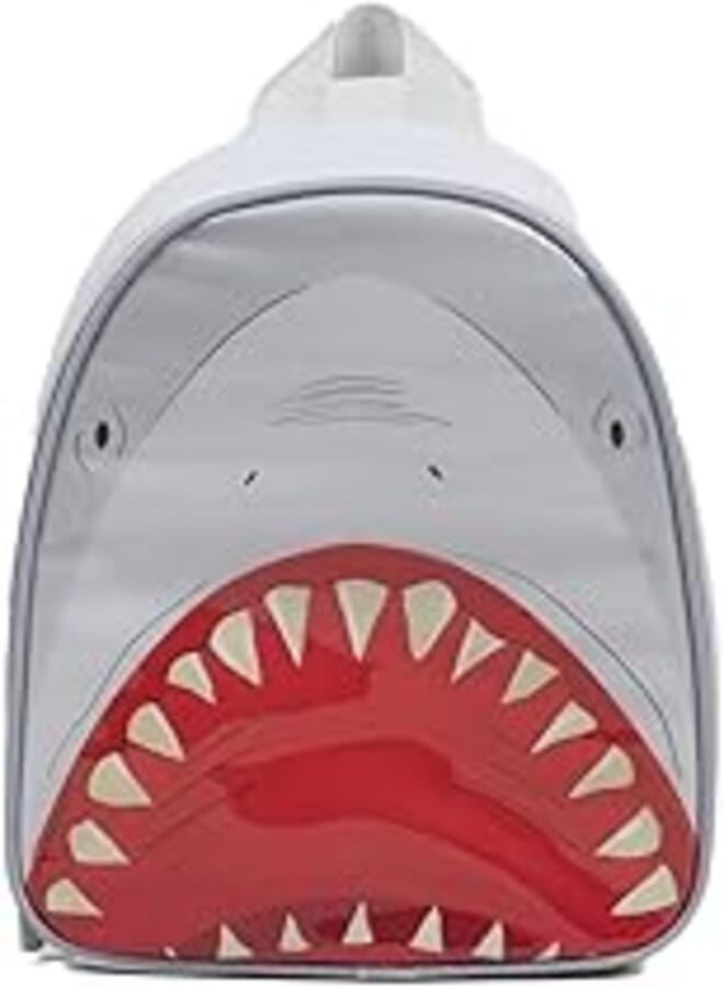 Matalan Shark Pattern Lunch Bag for Kids, 27 cm x 21 cm x 10 cm Size