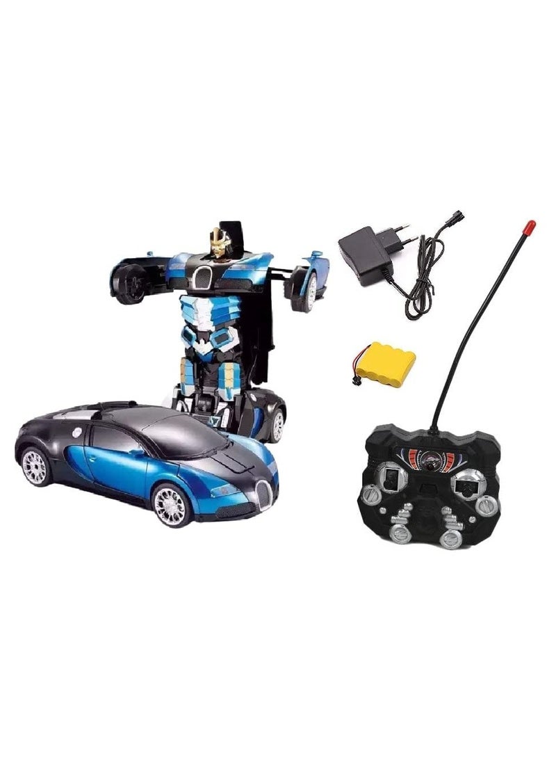 Replica 2 in 1 Automatic Robot Converted Remote Control Car with Light Sound 1:16 Scale Deformation RC Car Toy Kids Boys Girls - Image 1