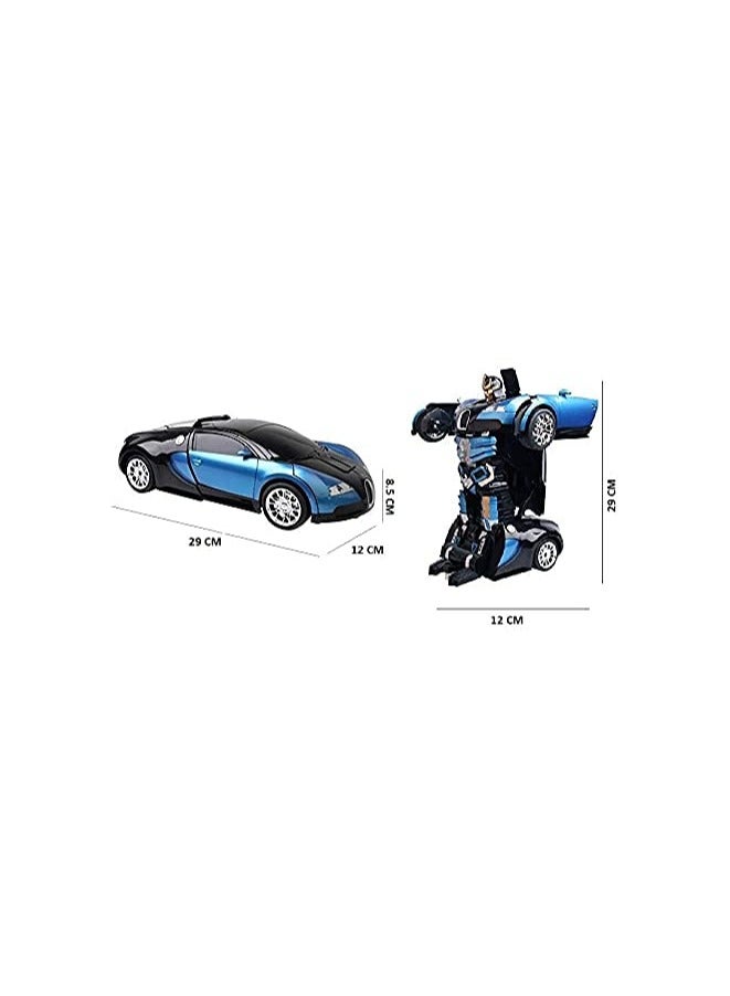 Replica 2 in 1 Automatic Robot Converted Remote Control Car with Light Sound 1:16 Scale Deformation RC Car Toy Kids Boys Girls - Image 4