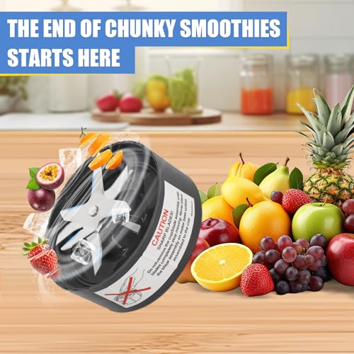 Wadoy NB-202 Replacement Extractor Blade Compatible with Nutribullet NB-202 1000W Blender, Upgrade Sharper Cross Blade Replace for Nutribullet Prime - Image 4