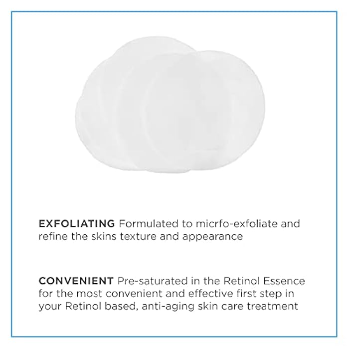Consult Beaute - Regenerol - Retinol Exfoliating Facial Treatment Pads - Micro Exfoliation for Face - Smoother, Glowing Skin - 60 Disposable Wipes (2Pack) - Image 5