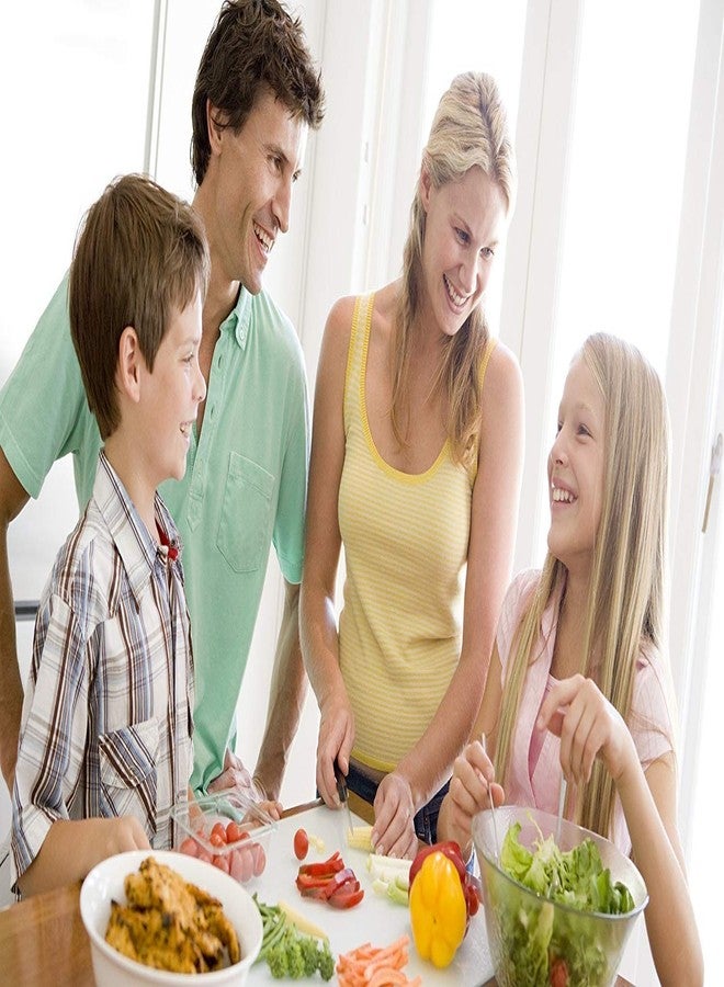 Better Kitchen Products مجموعة من 6 قطع من ألواح التقطيع البلاستيكية الشفافة المرنة السميكة للغاية من Better Kitchen Products، مقاس 15 بوصة × 12 بوصة - Image 4
