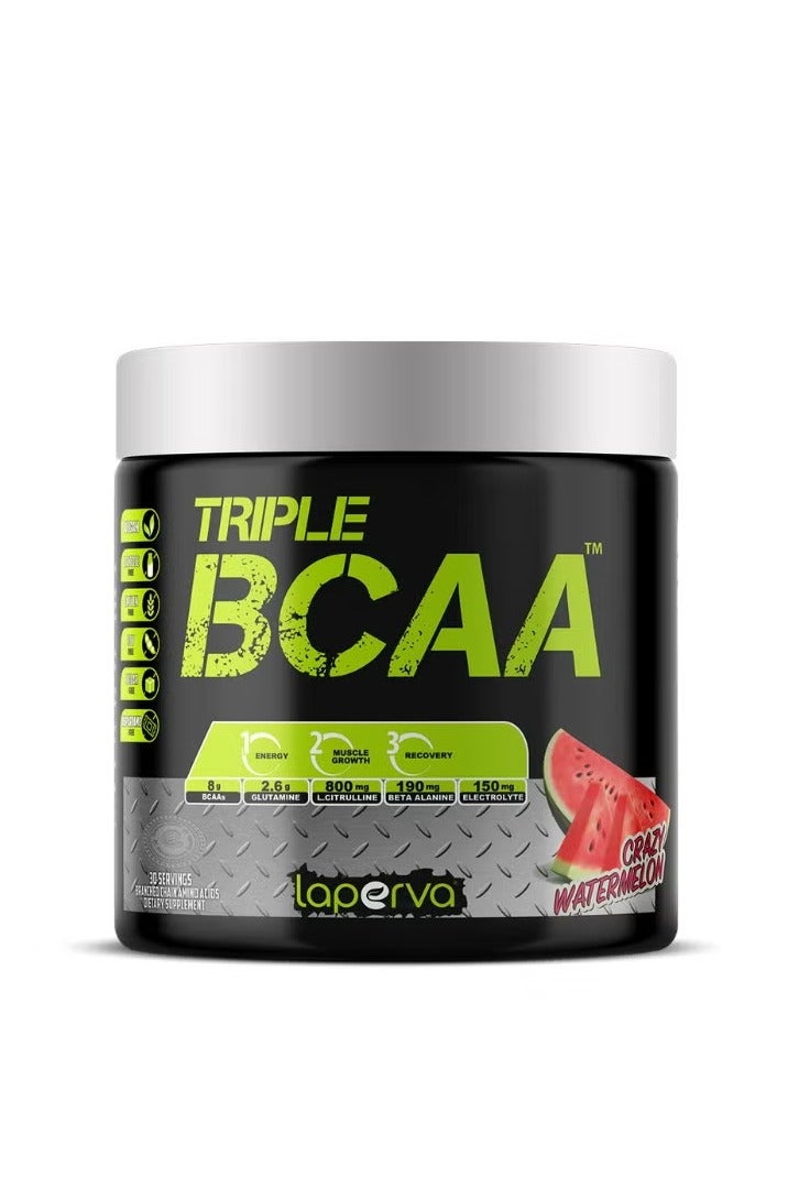 Laperva Triple BCAA, Crazy Watermelon, 30 Servings