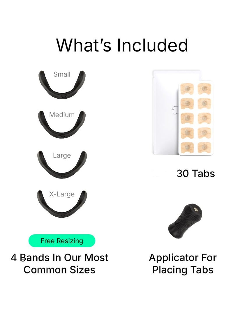 30 Count Breathing Nasal Strip Starter Kit,Boost Oxygen Intake, Reduce Snoring,Improve Sleep Quality,White - Image 2