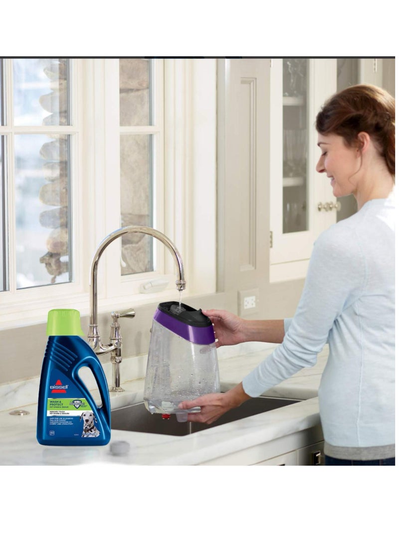 Bissell Bissell Wash  And Protect Carpet Pet Stain And  Odour Cleaning Formula 750mL - Blue  99K5K  - Image 2