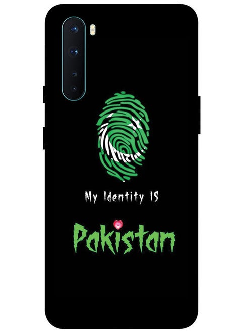 Protective Case Cover For OnePlus Nord Smart Series Printed Protective Case Cover for OnePlus Nord My Identity Is Pakistan