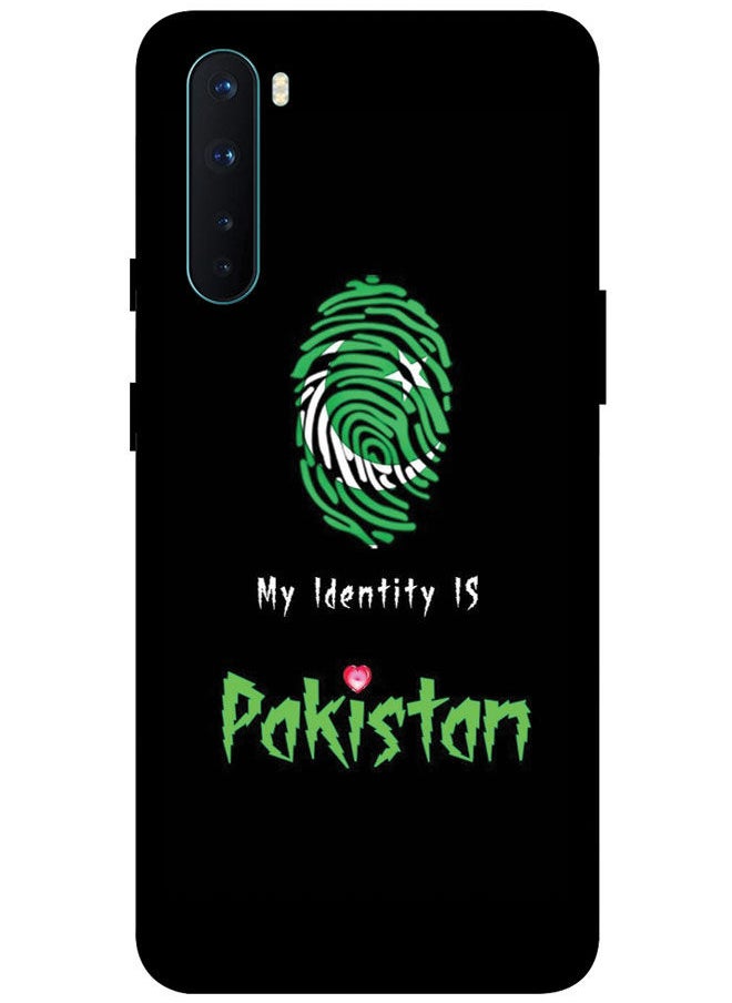 EYE CATCH - Protective Case Cover For OnePlus Nord Smart Series Printed Protective Case Cover for OnePlus Nord My Identity Is Pakistan - Image 1