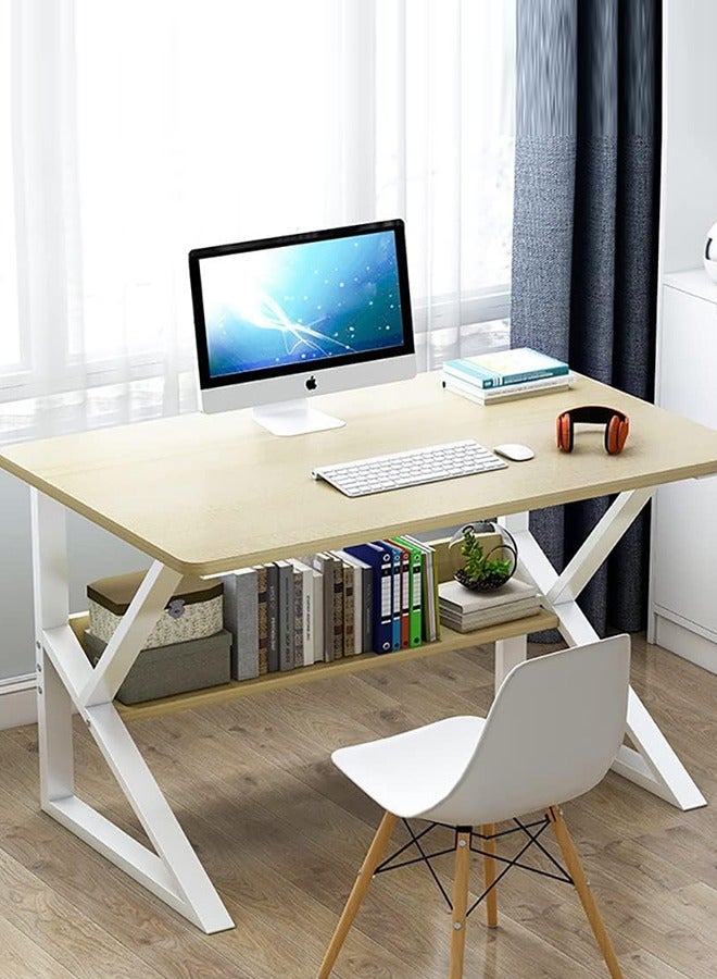 Generic Computer Desk, Large Compact Studying table,Laptop Writing Table,Computer PC Gaming Desk For Small Space,Home,Office,Bedroom,Study  - Image 1