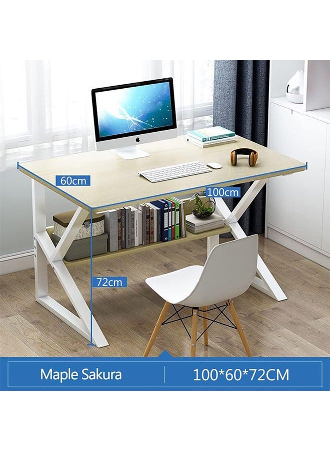 Generic Computer Desk, Large Compact Studying table,Laptop Writing Table,Computer PC Gaming Desk For Small Space,Home,Office,Bedroom,Study  - Image 2