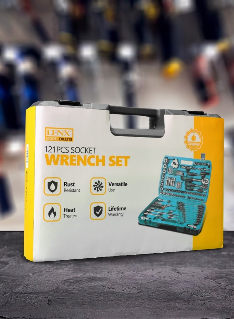 دينكس طقم مفاتيح ربط متعددة الوظائف من 121قطع - Image 3