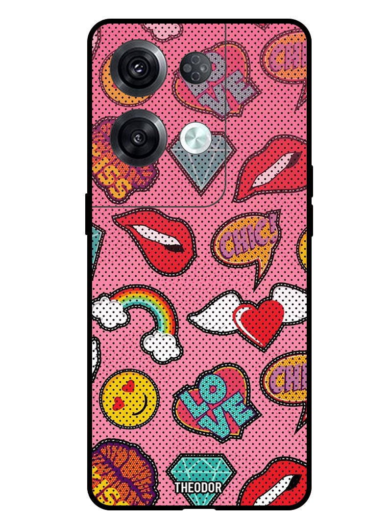 Theodor Protective Case Cover For OPPO RENO 8 PRO 5G Love Signs - Image 1