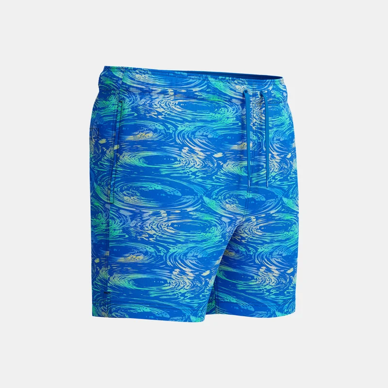 speedo Blue Men's Print Redondo Edge Volley Swimming Trunks for Men | Best Price UAE
