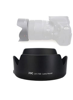 Fotasy JJC Dedicated Bayonet Reversible Lens Hood for Canon EF-S 18-135mm f/3.5-5.6 IS USM & Canon RF 24-105mm F4-7.1 IS STM, Canon 18 135mm 3.5-5.6 IS USM Lense Hood Shade, replacement of CANON EW-73D  - Image 1
