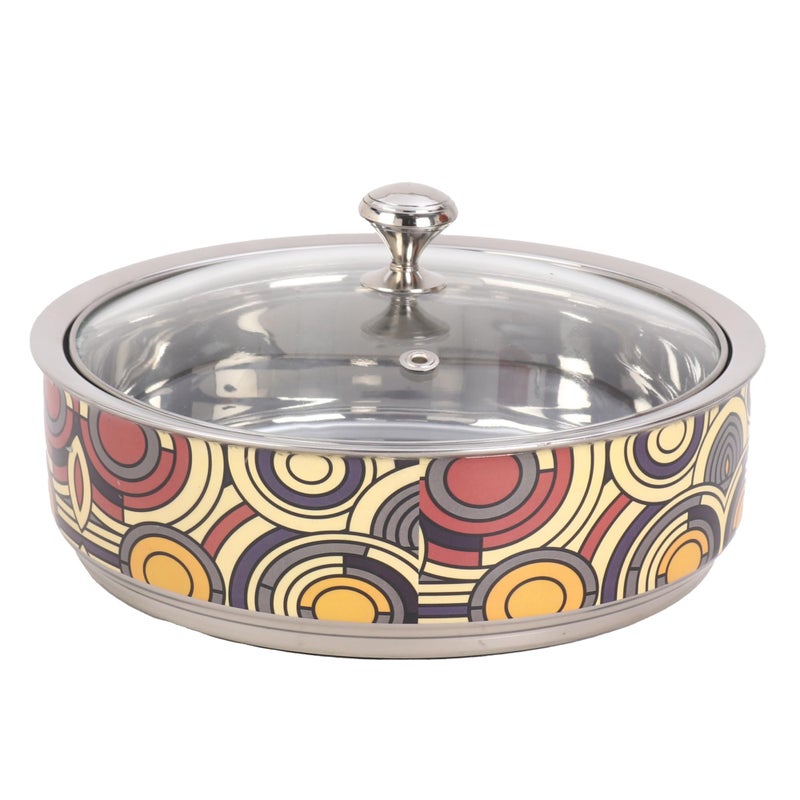 The Better Home Stainless Steel Insulated Casserole For Roti (1.5L) | Hot Boxes For Kitchen | Serving Bowl Set | Kitchen Gift Items | Roti/Chapati Storage Box | House Warming Gifts (Design 3) - Image 2