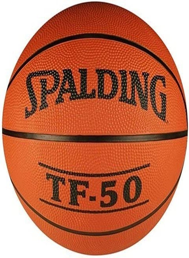 Spalding TF-50 Rubber Basketball (Color: Brick, Size: 7 - Image 2