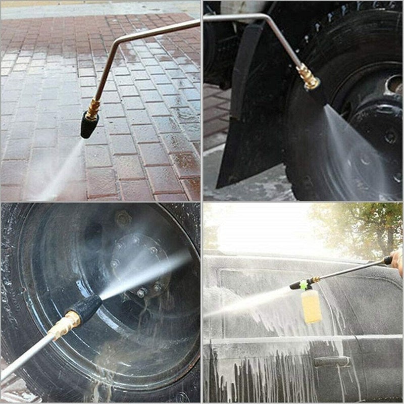 VergilSon Rotating Turbo Nozzle for Pressure Washer, Rotating Nozzle 3000PSI 1/4'' Quick Connect Cleaner Gun Spray Nozzle Accessory Set for Cold Water Pressure Washers - Image 5