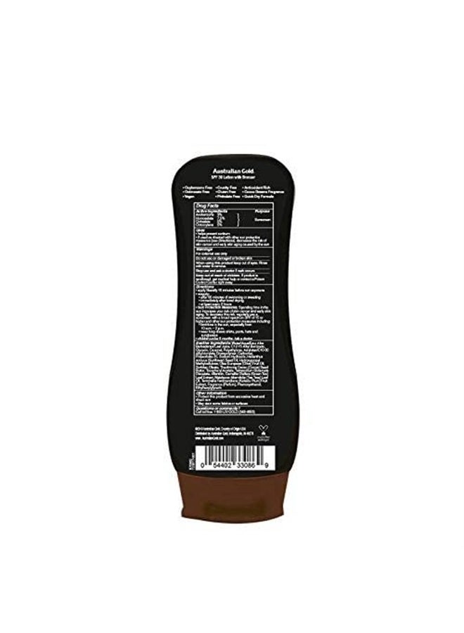 Australian Gold Sunscreen Lotion with Instant Bronzer, Broad Spectrum, Water Resistant, Non-Greasy, Oxybenzone Free, Cruelty Free, SPF 30, Coconut, 8 Fl Oz (A70902) - Image 2