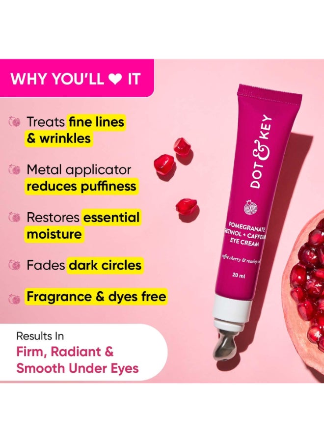 Dot & Key Pomegranate Retinol + Caffeine Eye Cream - 20Ml - Image 2