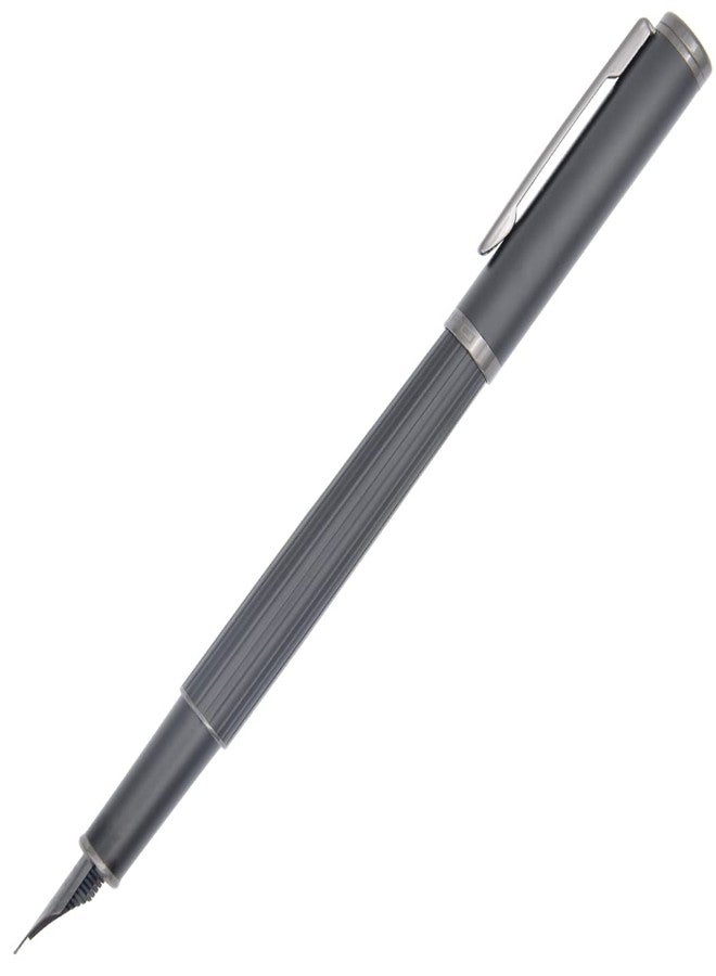 Gullor Metal Fountain Pen with Converter and Gift Box, Black, Fine Nib - Image 1