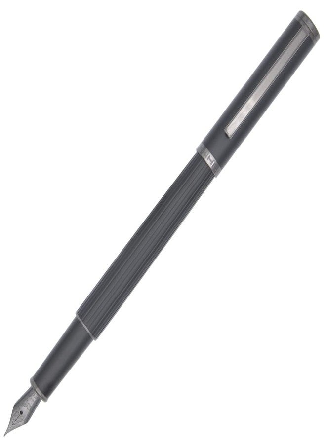 Gullor Metal Fountain Pen with Converter and Gift Box, Black, Fine Nib - Image 2