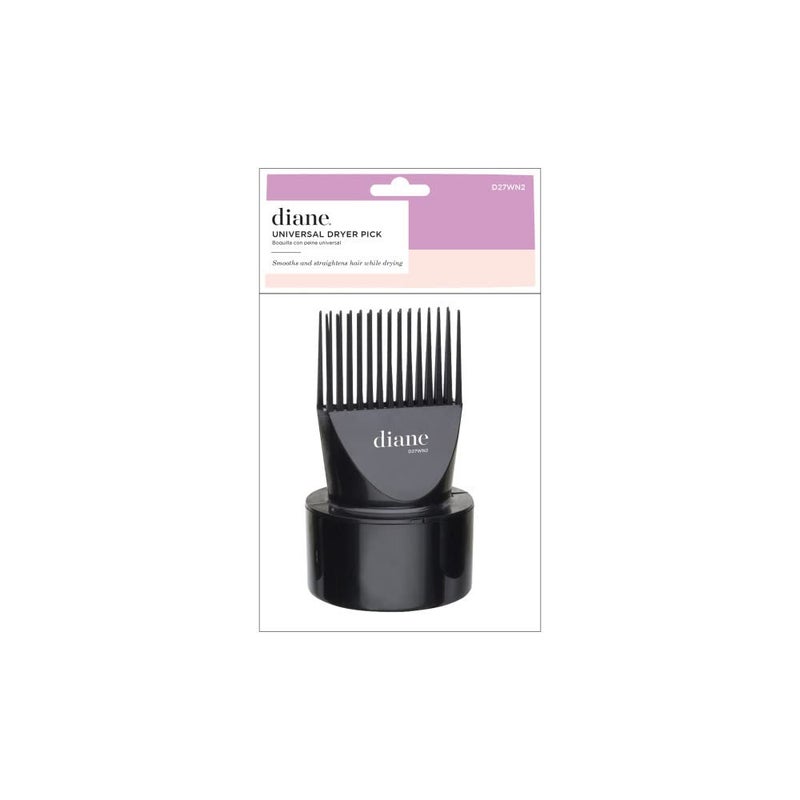Diane Diane Dryer Pick Attachment  Blow Dryer Comb Attachment Fits Most Dryers with 2 Barrels  Black  D27WN2  - Image 5