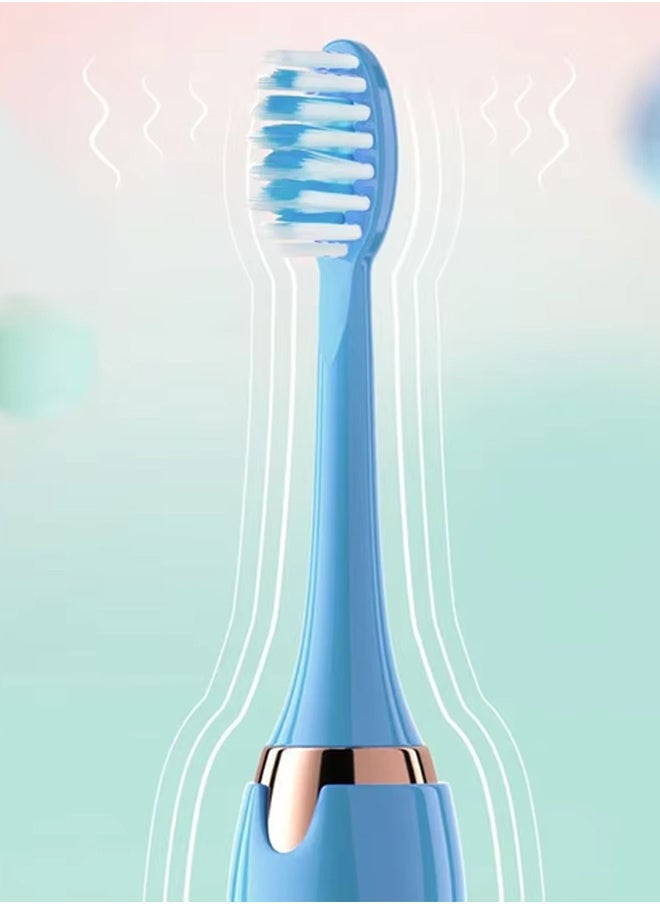 MARGOUN Electric Toothbrush Sonic Toothbrush 5 Modes 37000 RPM with 3x Brush Heads and USB Cable Blue  - Image 2