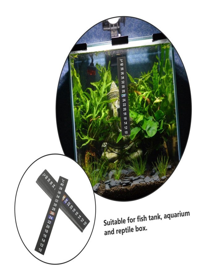 BESPORTBLE Liquid Crystal Thermometer Strip for Indoor Use - 15pcs Color-Changing Adhesive Temperature Measuring Strips for Aquariums and Brews Easy to Read Temperatures Random Color - Image 5