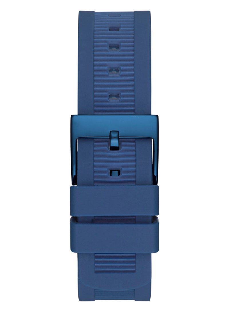 GUESS Men's Digital Round Shape Silicone Wrist Watch GW0225G2 - 45 Mm - Image 3