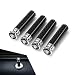 Zosgrew 4 PCS Car Door Lock Knobs Carbon Fiber Auto Door Pull Pin Covers Skullshaped Vehicle Handle Knob Bolt CoverUnviersal for Cars Accessories - Image 2