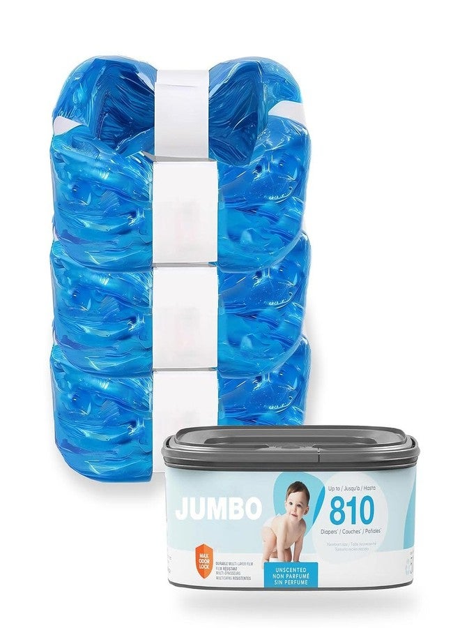 AIMIDODO 3pcs 26FT Compatible with Diaper Genie Pails jumbo Diaper Pail Refills Classic/Compact/Select 810 count - Image 1