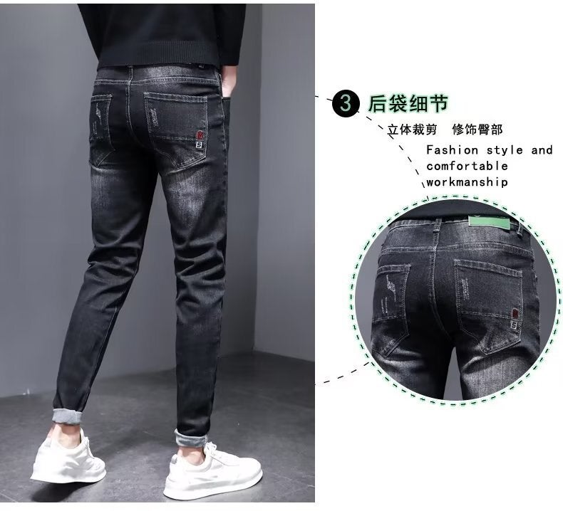 Unisex Classic Denim Jeans Loose Fit Daily Outdoor Wear - Image 5