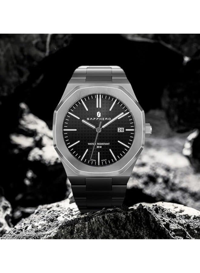 سافيرو ساعات رجاليه  كوارتز ضد الماء - Image 5