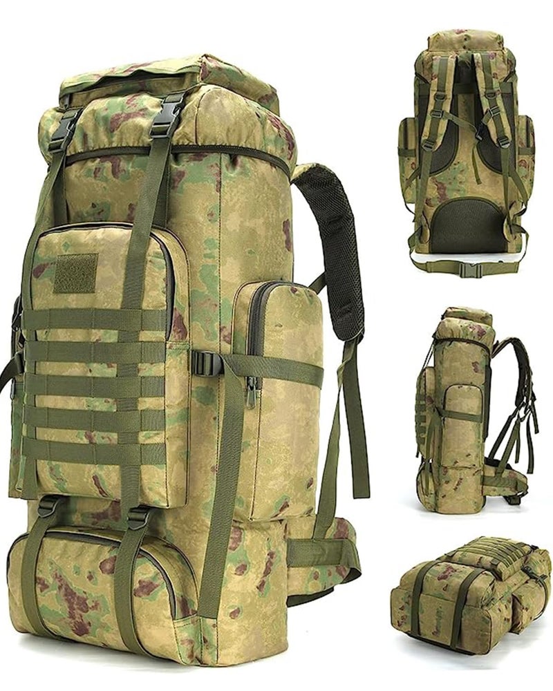 King'sGuard 70L Camping Hiking Military Tactical Backpack Outdoor WaterRepellent Adjustable Sport Bag - Image 2