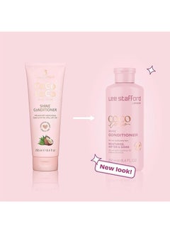 Lee Stafford Lee Stafford London Coco Shine Conditioner, Moisturizes, Softens & Adds Shine For Dull Hair, 250Ml  - Image 5