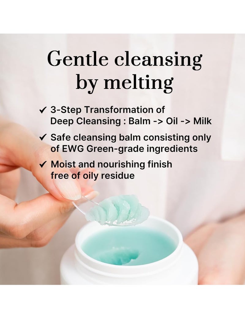 3words 8letters [3W8L] Pure Deep Cleansing Balm 3.38 oz | Makeup remover balm | Korean Skin care | Vegan Pore cleanser | Natural Deep Cleansing Balm for Sensitive & Dry skin  - Image 3