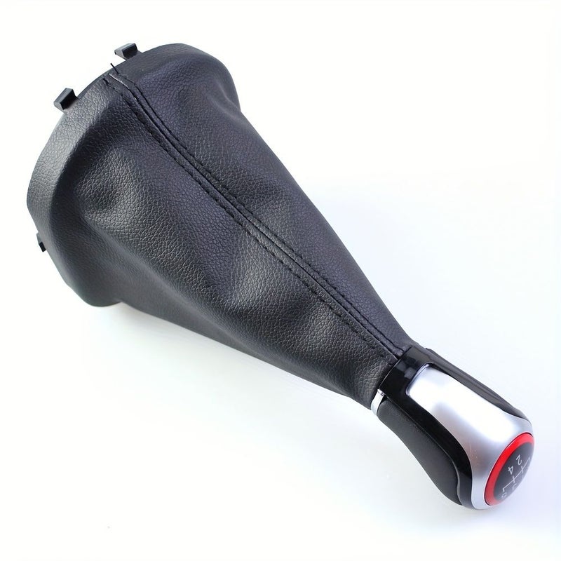 1pc New Style 5 6 Speed Faux Leather Gear Shift Knob For VW Touran 2003 2010 Caddv Ii Mk2 2004 2009 5 Gears - Image 5