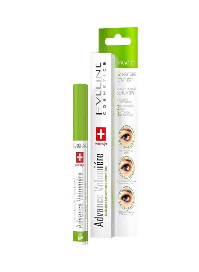EVELINE COSMETICS Eveline Eyelash Growth Activator Concentrated Serum 3 In 1 Advance Volumiere - Image 1