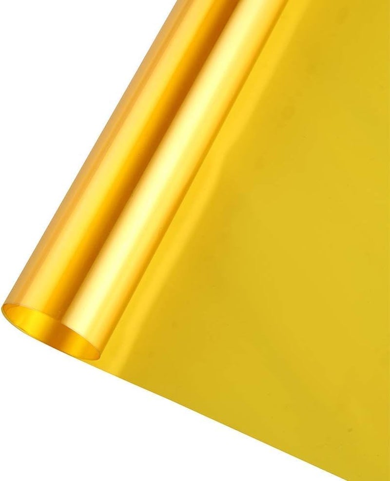 MAKIOTEKO Transparent Window Film, Decorative Window Film Colored Red Window Tint Heat Blocking for Party Wedding Festival Decoration(Customized Size) - Image 1