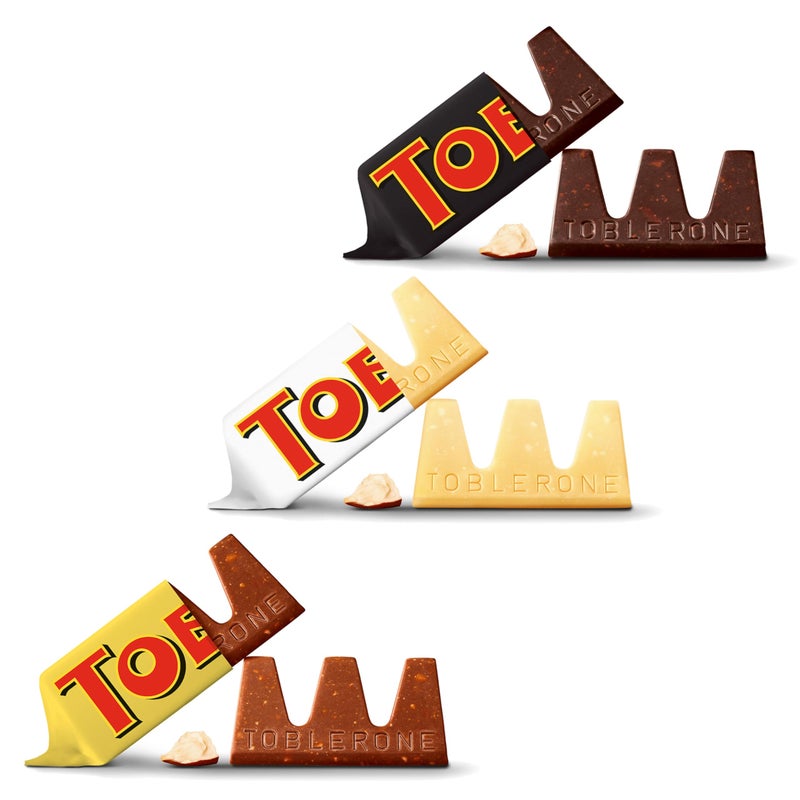 TOBLERONE Tiny Assorted Chocolate Bars, Holiday Advent Calendar, 24 Days - Image 2