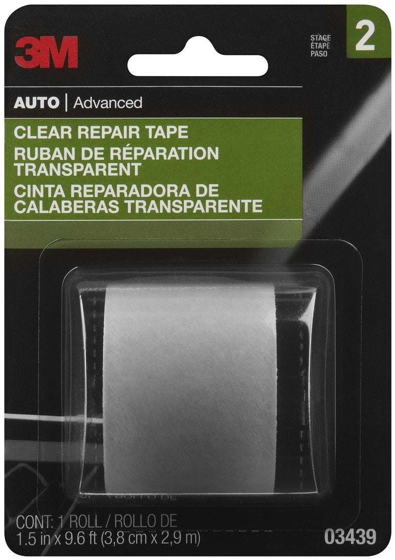 3M Clear Repair Tape, 03439, 1-1/2 in x 115 in - Image 2